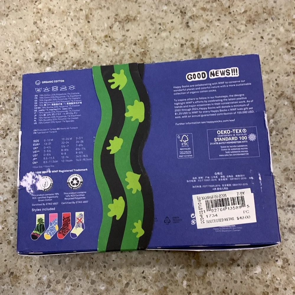 Happy Socks nwt happy